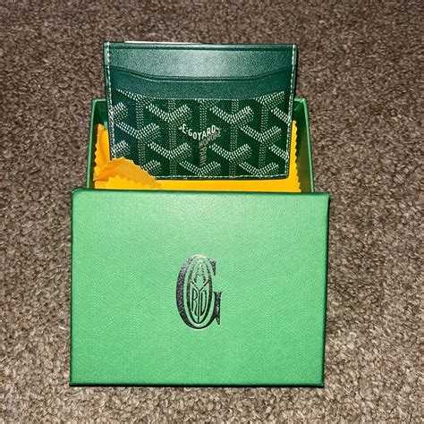 goyard yellow mens wallet|goyard men's wallet price.